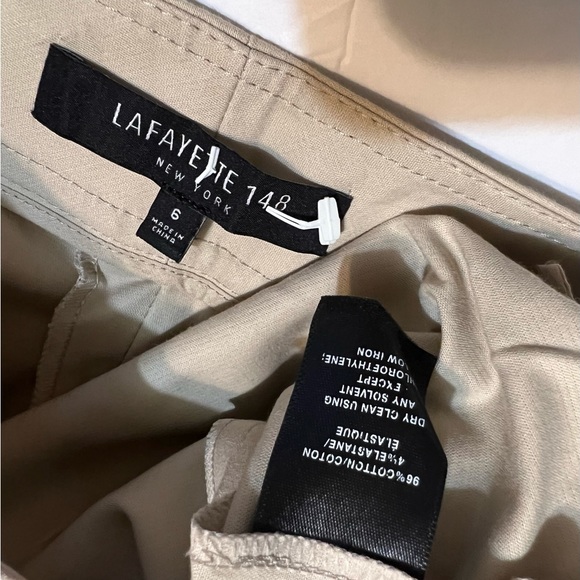 Lafayette 148 New York Size 6 Shorts Cotton Elastane Summer Days Casual Festive - Picture 3 of 7